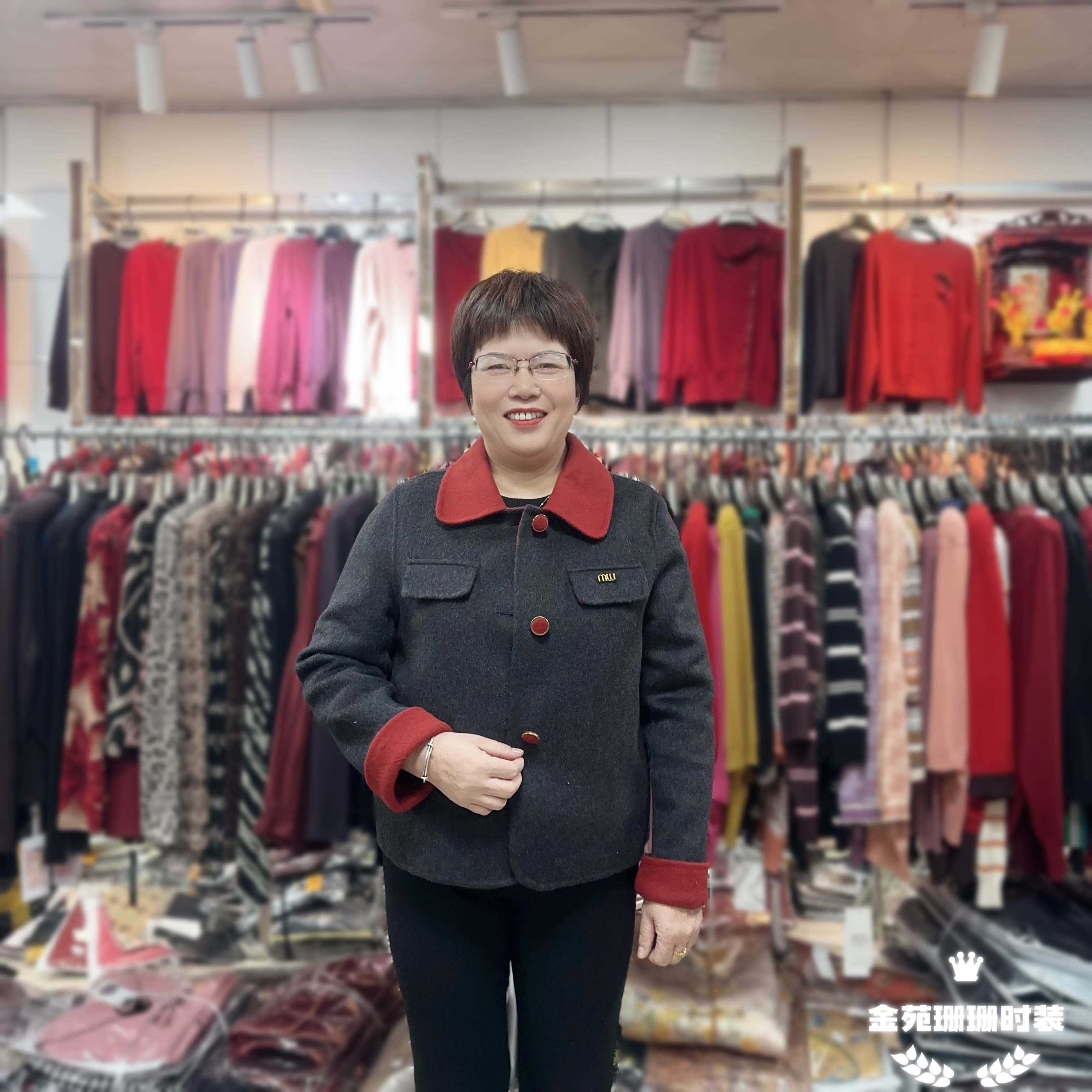 秋冬季双面羊绒呢女外套显瘦短款气质毛呢大衣