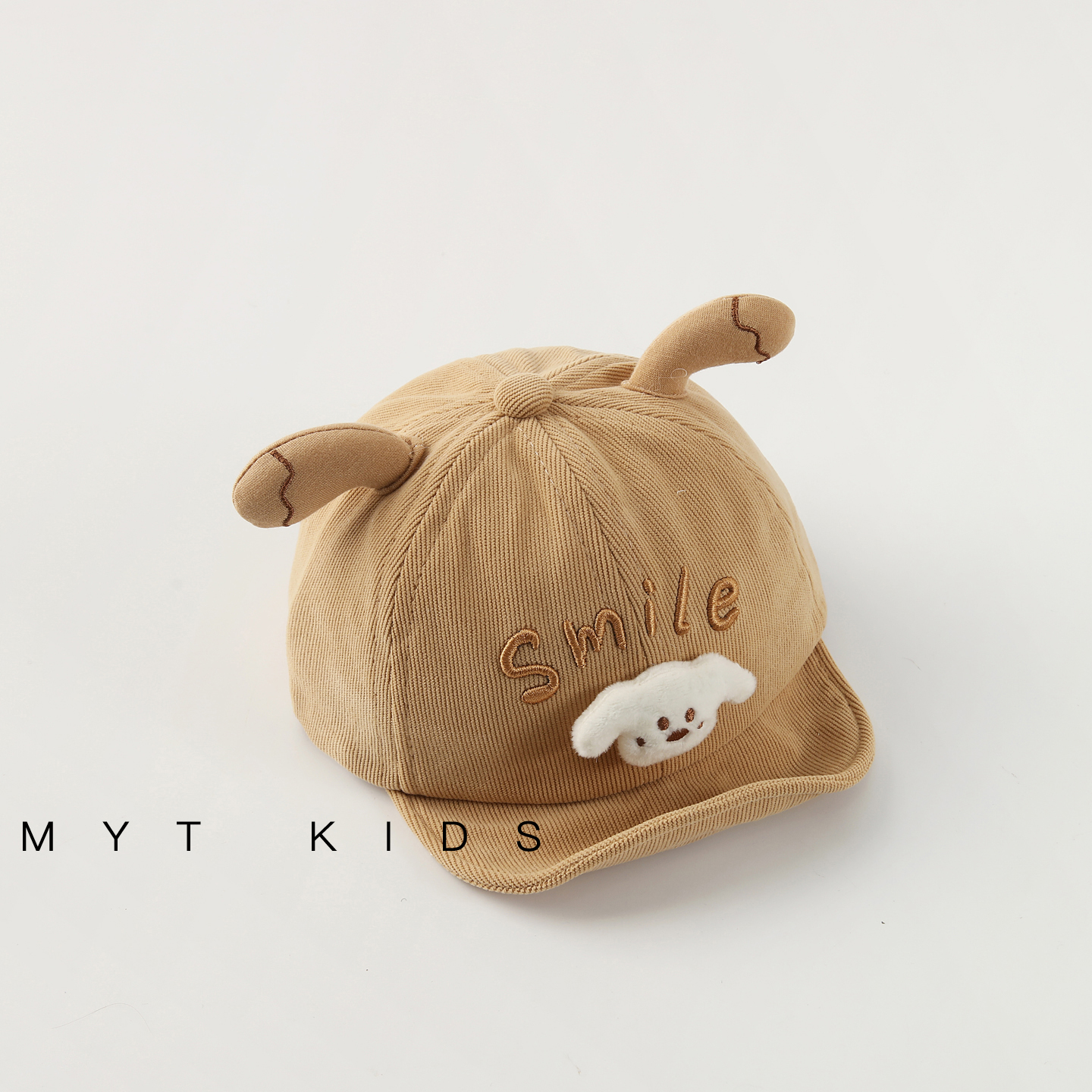 婴儿帽子秋冬季宝宝软檐鸭舌帽可爱超萌男宝6到12个月小月龄洋气