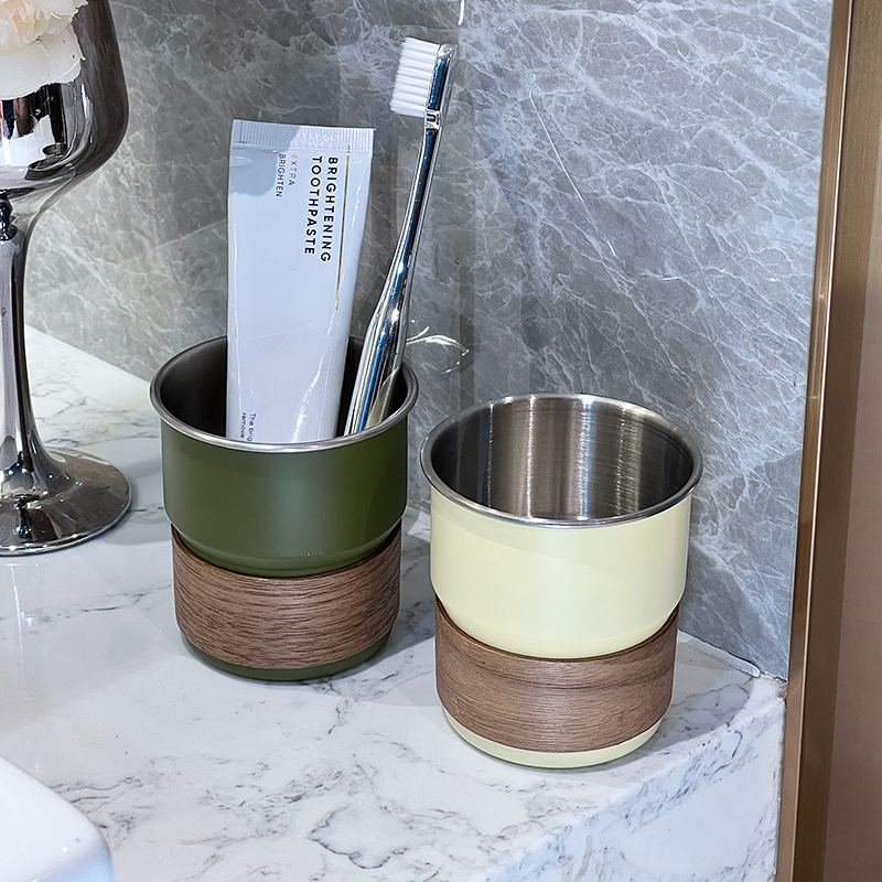 304不锈钢漱口杯情侣刷牙杯家用儿童牙杯浴室洗漱杯便携式牙刷杯