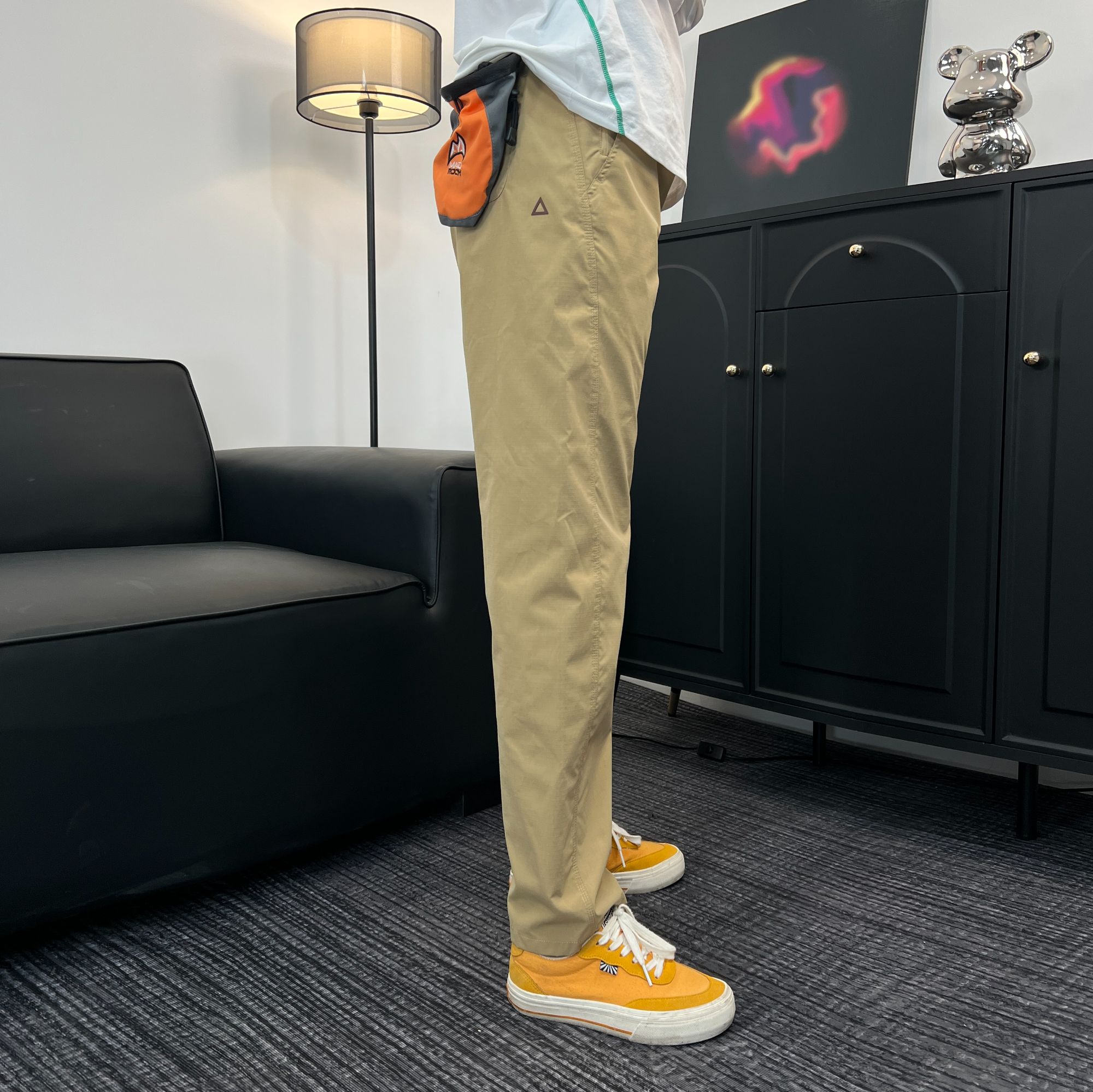 【正品】秋季新款男女同款户外锥形直筒工装长裤防水防风透气休闲裤