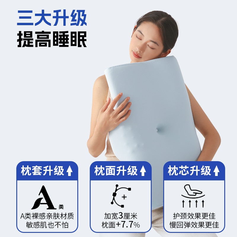 神气小鹿双面承托护颈枕头慢回弹分区护颈椎成人枕芯助睡眠深睡枕