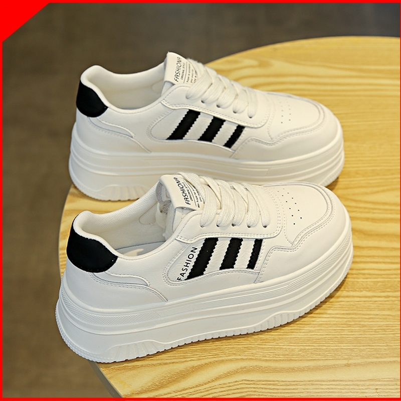 厚底小白鞋女爆款2025秋季新款时尚百搭增高休闲运动鞋学生板鞋女