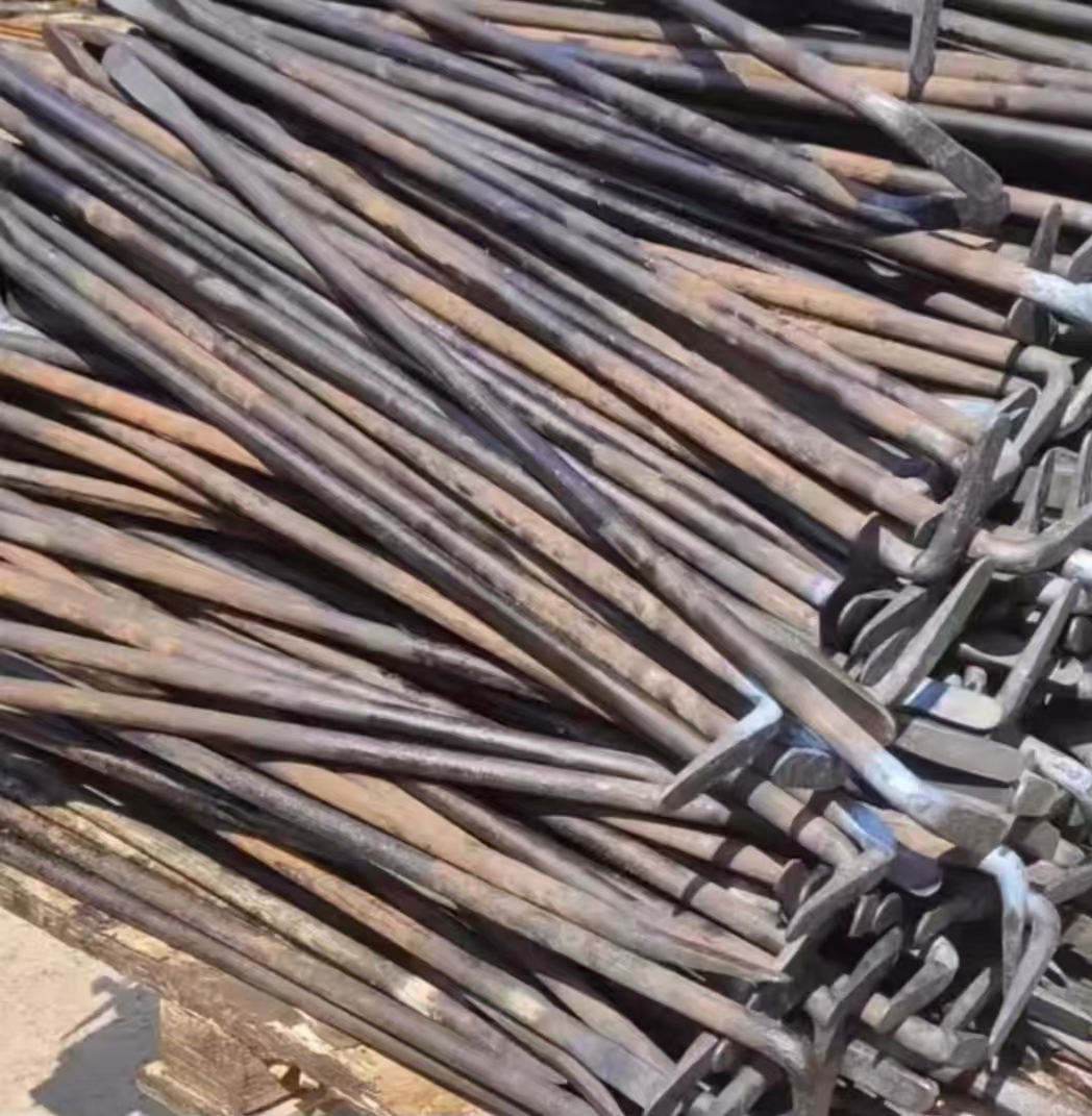 实心木模撬棍七字型撬棍直杆高硬度结实耐用木工撬棍好用五金工具