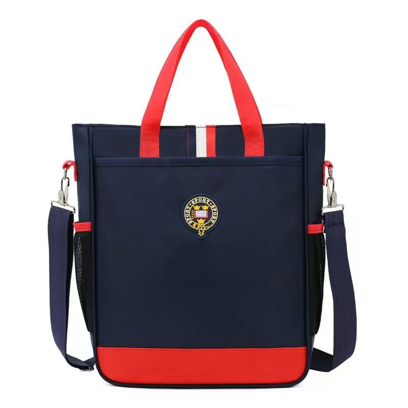 英伦风学生手提袋初中生补习包大容量抗磨耐划防泼溅水专用