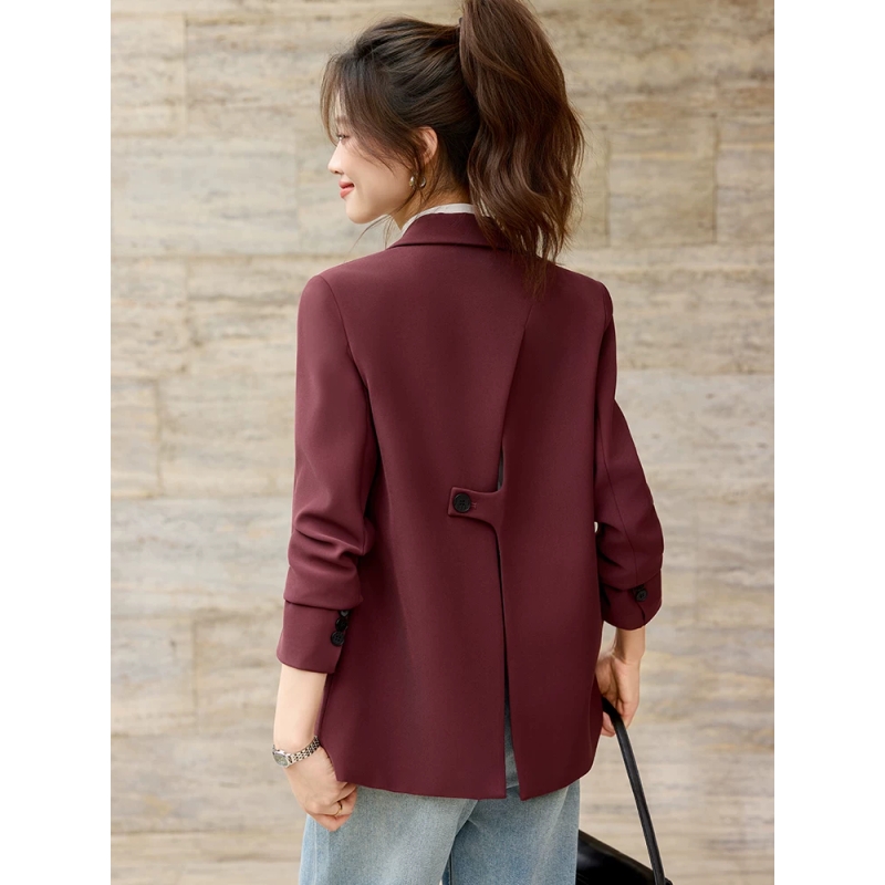 休闲西装外套女气质名媛高级感2025新款小个子气质休闲西服上衣秋