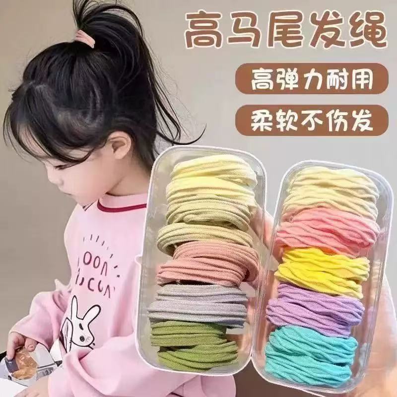 头绳皮筋扎头发高弹力耐用橡皮筋2025新款发绳高马尾发圈皮套