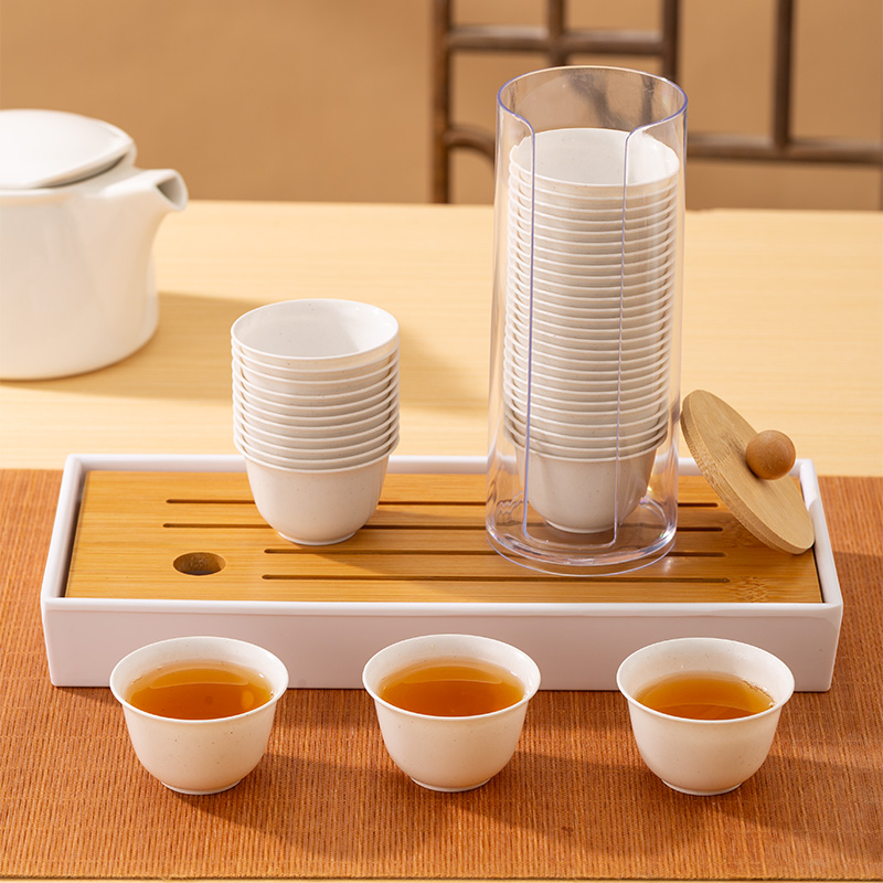 新品【升级加厚版】稻壳茶杯  耐高温无漆无蜡食品级用品