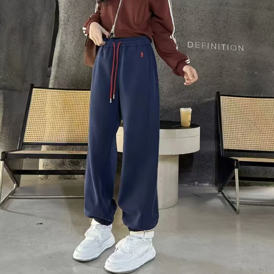 精品女装卫裤束脚冬季新款休闲显瘦百搭宽松加厚保暖冬加绒加绒裤