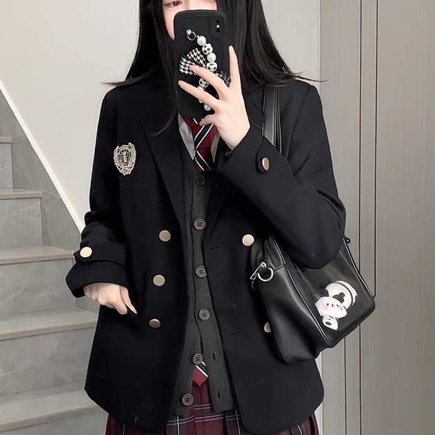 小田町JK制服西装格裙衬衫学生制服学院风套装秋冬校供日系外套