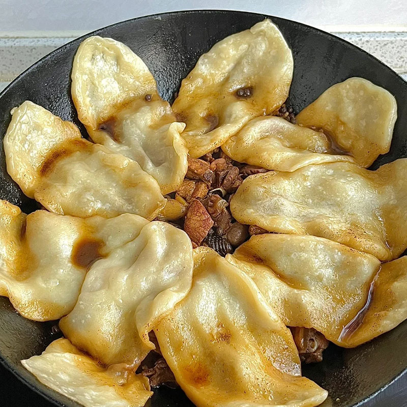【餐饮商用】地锅鸡饼早餐手抓饼排骨小猪盖被专用面饼懒人速食锅盔