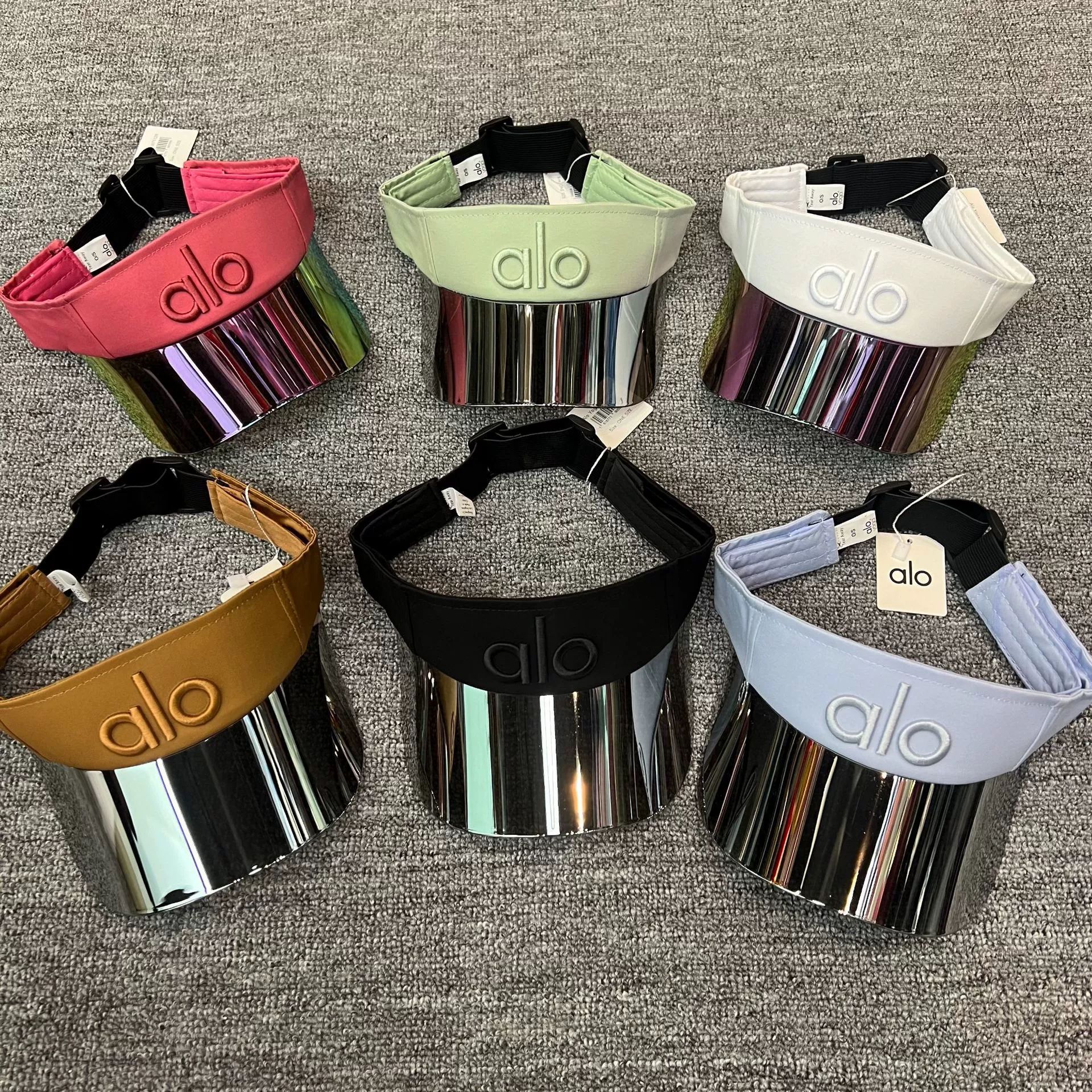 alo空顶帽鸭舌帽运动瑜伽太阳帽子遮阳帽 硬质帽檐UPF50+户外