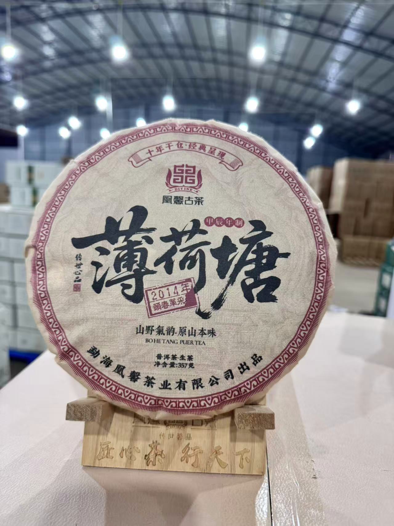 【会长的茶】凰馨2014年薄荷塘山野气韵 古树头春生茶