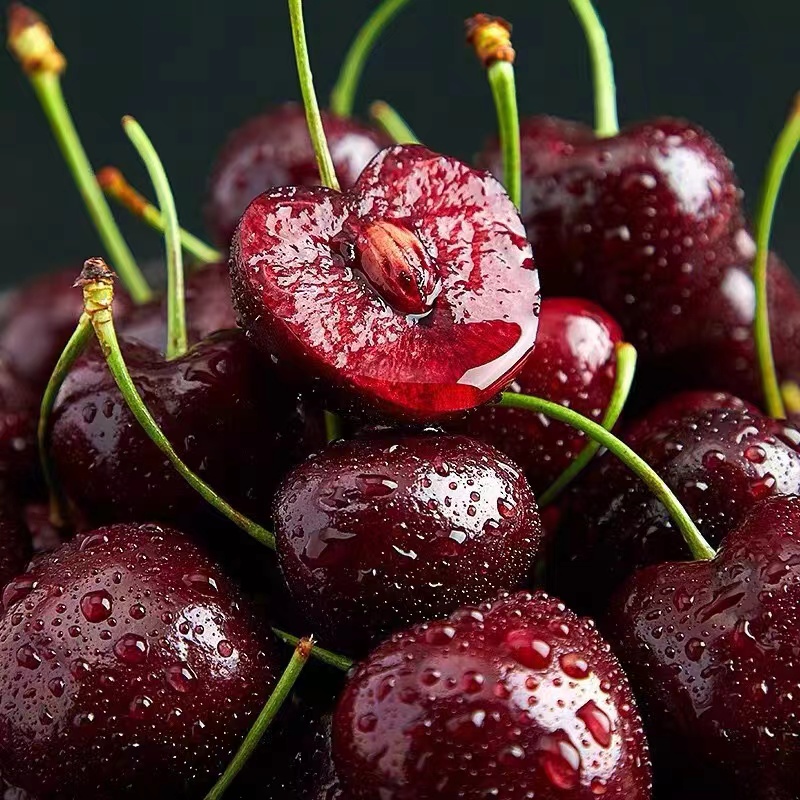 空运桑提娜车厘子J-4J/0.8-4斤装内附果径卡脆甜多汁/顺丰