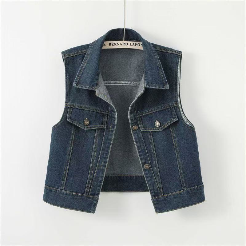 牛仔马甲女外穿2025春夏秋新款大码休闲宽松显瘦百搭无袖背心上衣