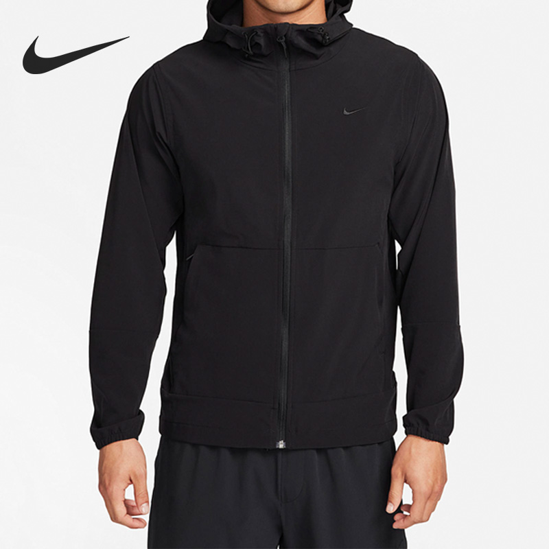 Nike/耐克正品新款男子休闲运动连帽训练外套夹克FB7552-010