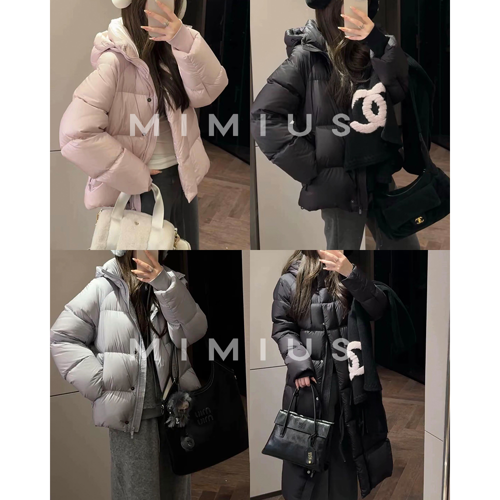 【mimius】P 可溯源三星安心羽绒超保暖高蓬长短款羽绒服 G10375