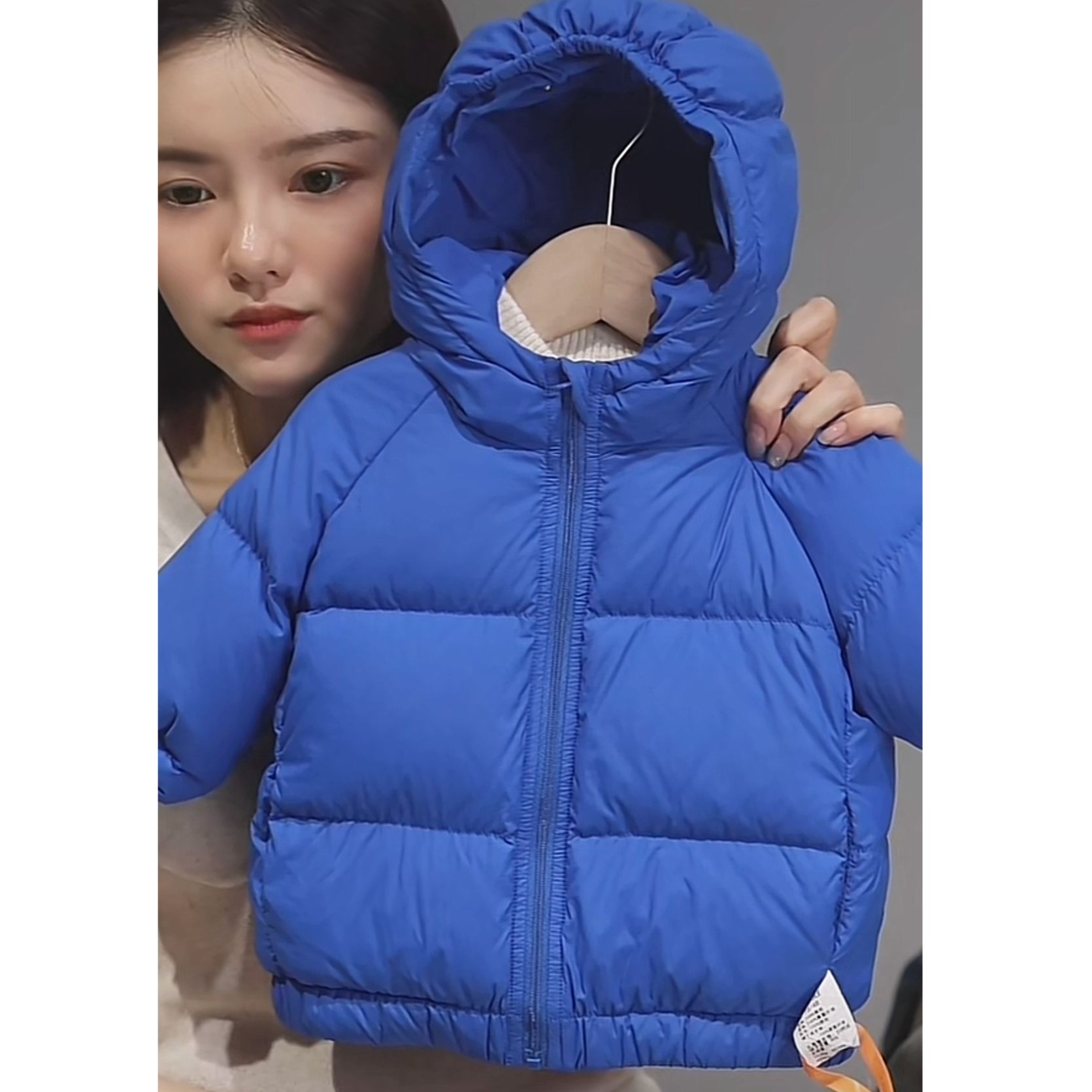 【连帽三防羽绒服 小洛妈咪】婴儿童羽绒服男女宝秋冬外套I9 ZJ