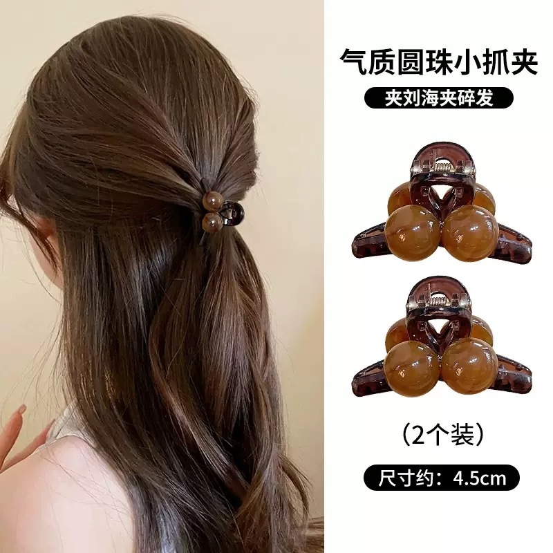 诗泊雅 新款小号半扎发发夹前额侧边碎发刘海夹