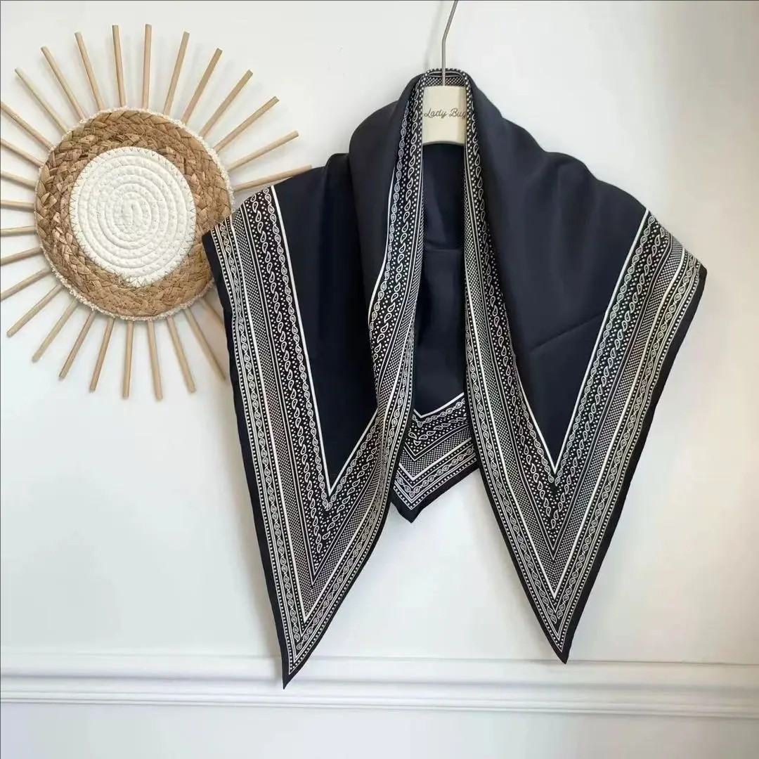 【韩国原单】新款百搭发带外搭西装披肩女薄款透气复古简约三角巾