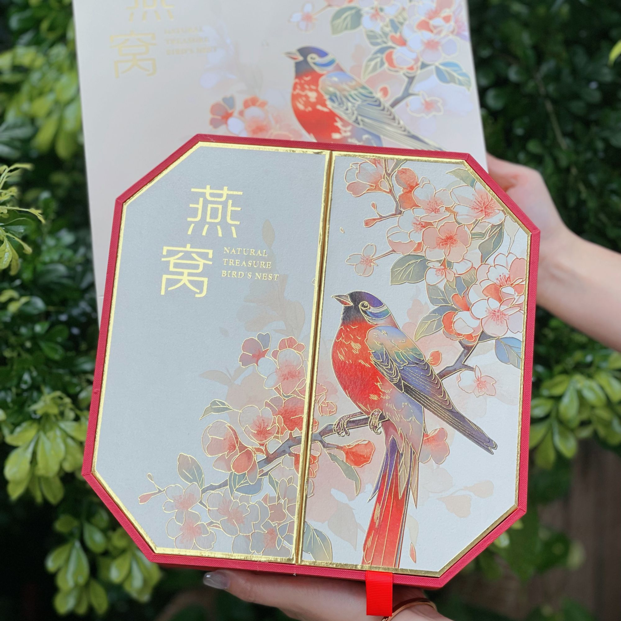 燕盏礼盒 正品溯源码燕窝干盏孕期滋补金丝白燕礼盒装100克