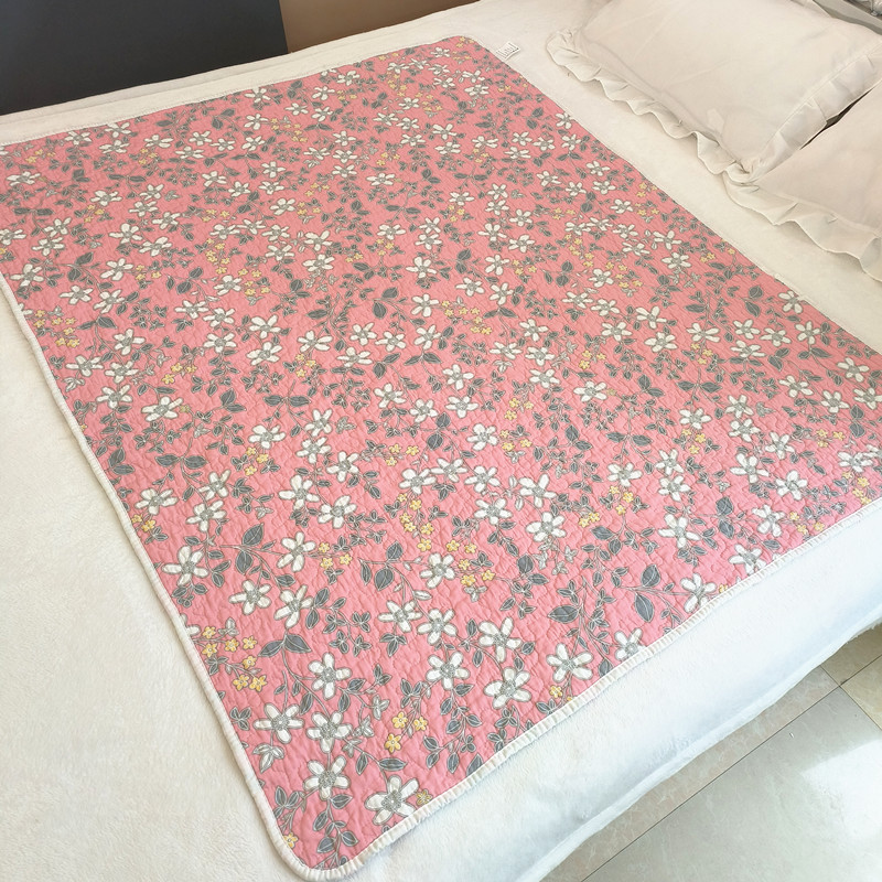 双面纯棉小垫子夹棉厚床单姨妈垫透气幼儿园儿童床铺垫褥子同房垫