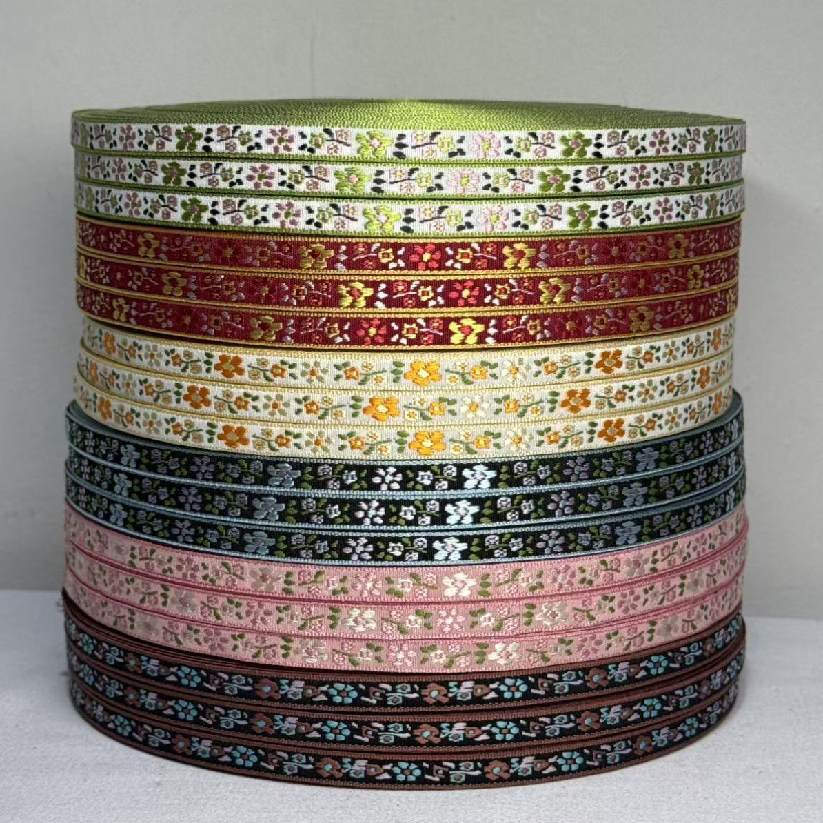 0.8cm宽少数民族风国风刺绣汉服领口袖口花边服装辅料手工diy头饰