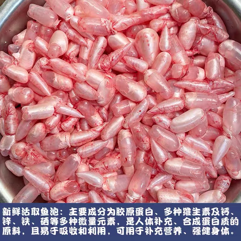 【顺丰包邮】新鲜活鱼现掏白鲢泡草鱼泡新鲜鱼胶鱼泡鱼鳔食用