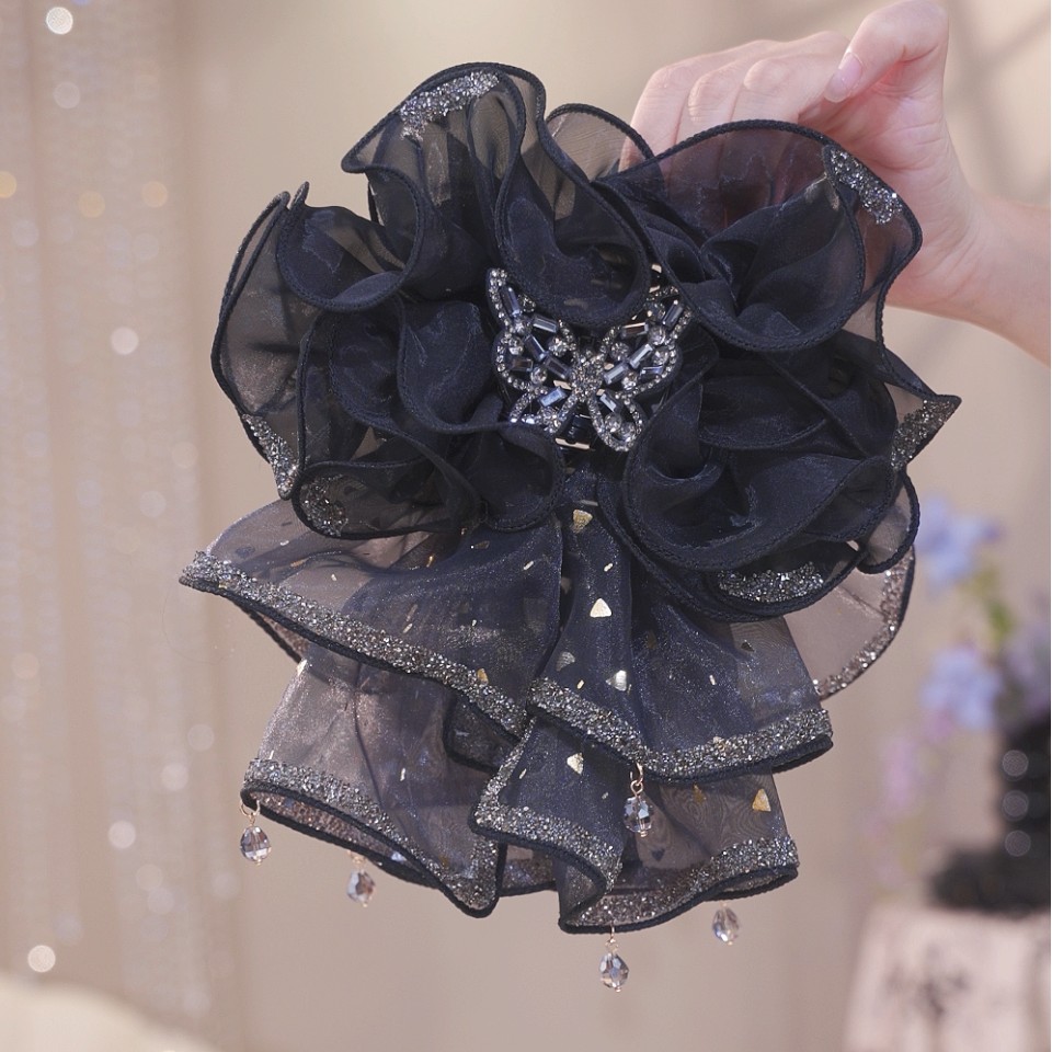 【金箔蝴蝶】小众设计师款法式蓬松显发量抓夹轻奢优雅气质时尚发夹