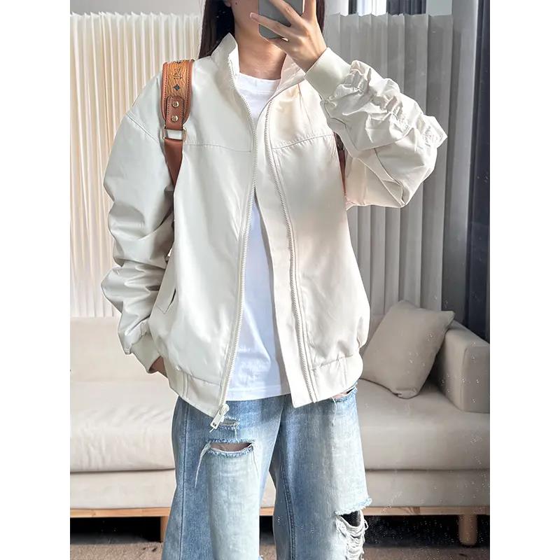 cleanfit美式飞行员夹克男款秋季三防工装立领棒球服短款正肩外套
