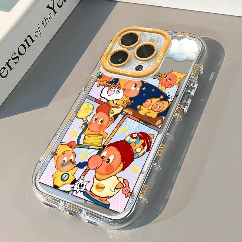 吹泡泡星星小人适用苹果16pro手机壳卡通oppofindx8s新款荣耀300