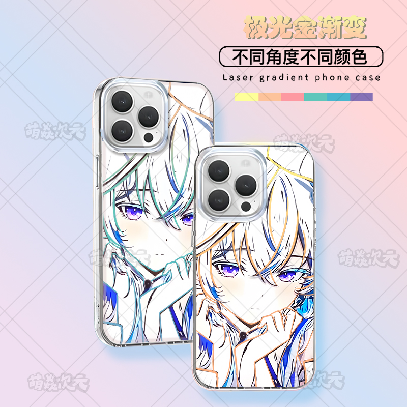 新款鸣潮守岸人适用苹果华为VIVO小米红米OPPO一加极光金手机壳