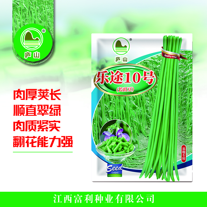 高产量长豇子耐低温翠绿荚粗长肉厚豆角种子适合早春种植基地品种