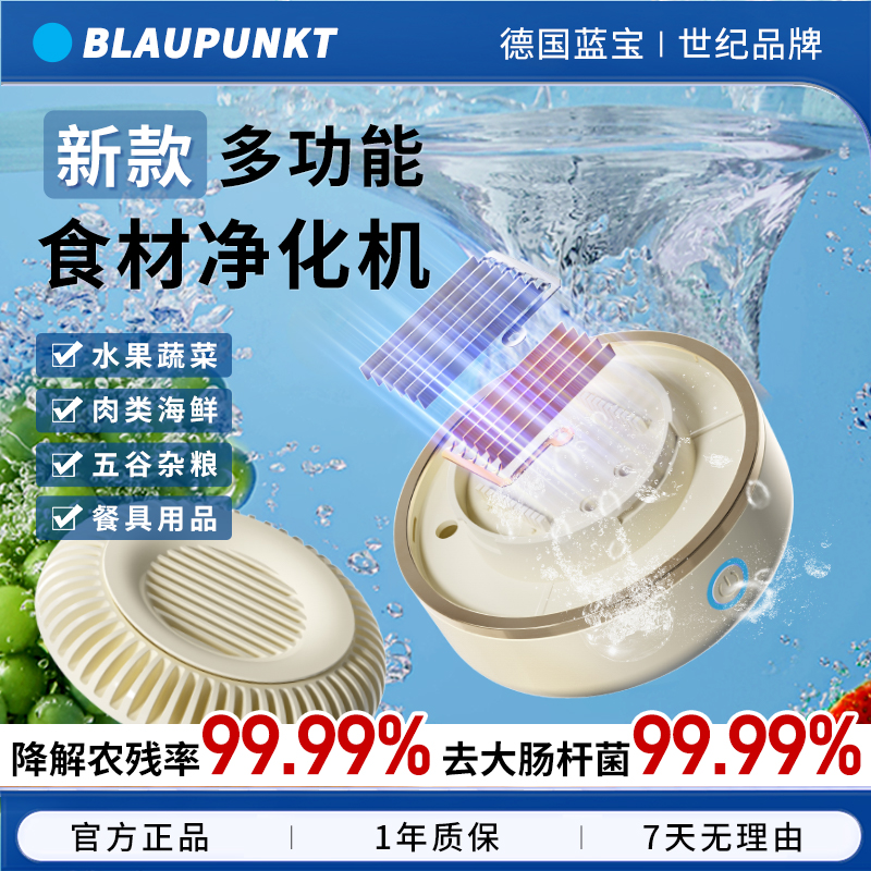 蓝宝果蔬清洗机果蔬净化清洗机真实测评推荐洗水果神器气泡洗菜机