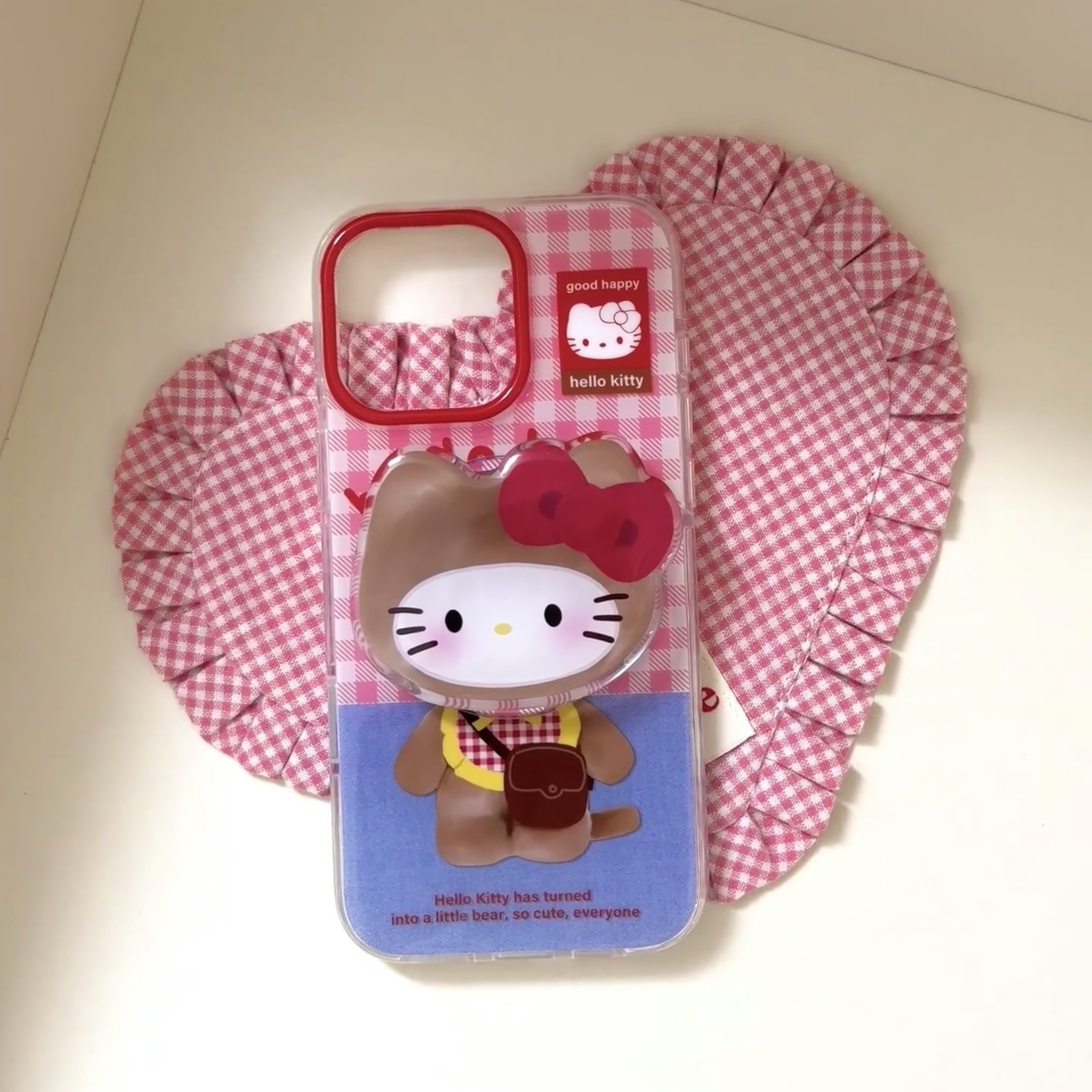 背包KITTY适用苹果iphone小米15/14/13promax防摔vivo华为oppo