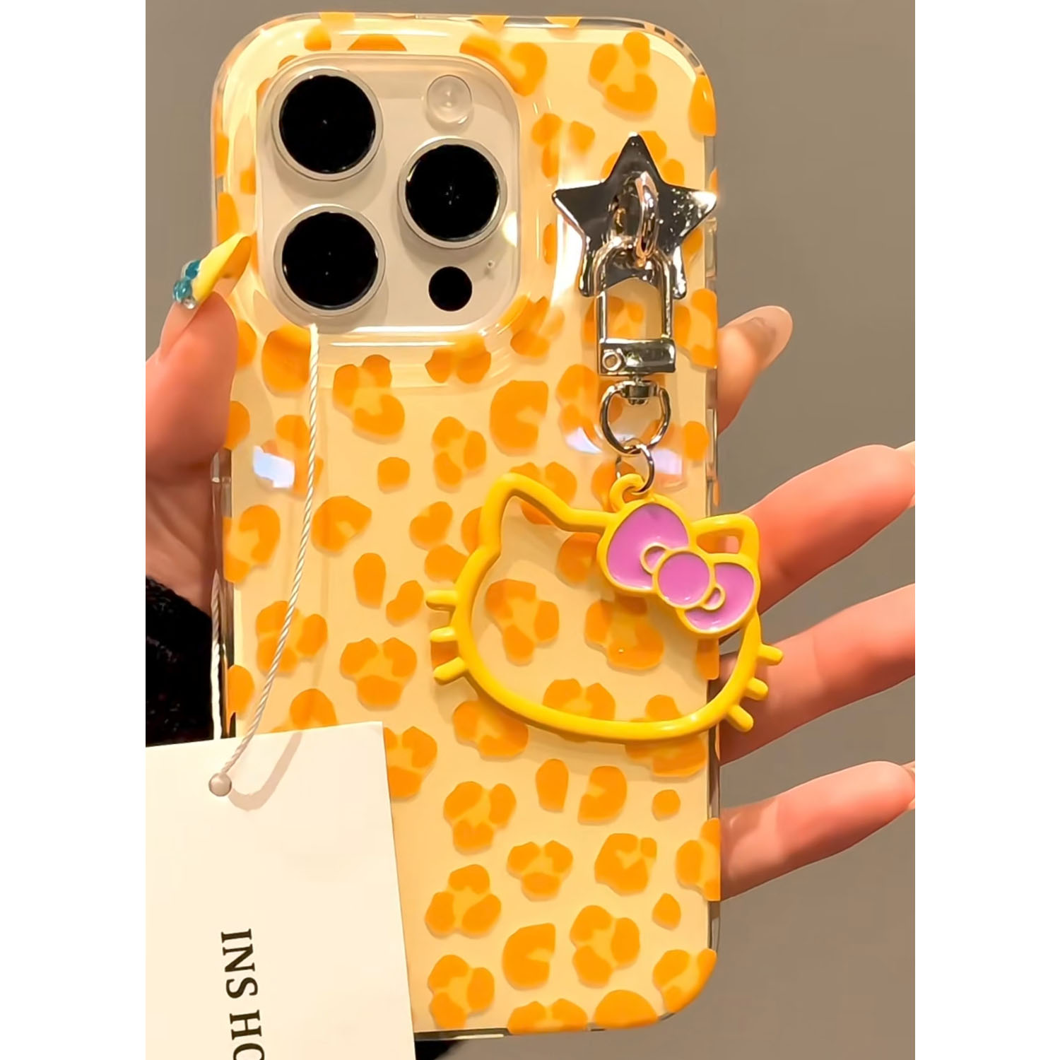 夏日豹纹适用于苹果16promax手机壳VIVO华为OPPO小米15一加防摔壳