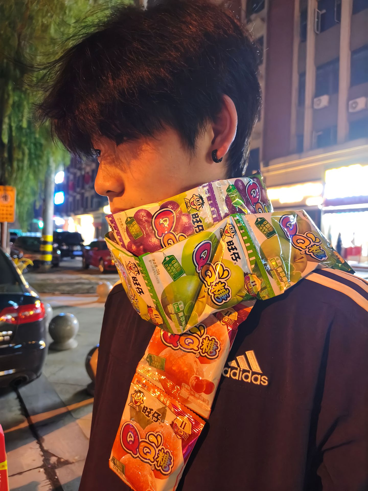 【秋天的第一条围巾】旺仔qq糖果汁软糖小包装水果味橡皮糖网红零食