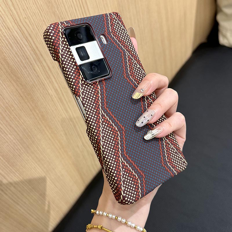 荣耀VS3手机壳双中轴双边全包防摔权杖纤维纹超薄MagicVS3保护套