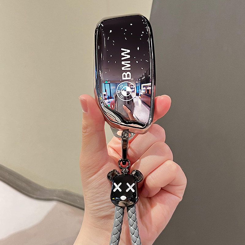 新款宝马X5/X1钥匙套5系X7包X6高端ix1汽车扣i5/i7男X2保护X3壳XM