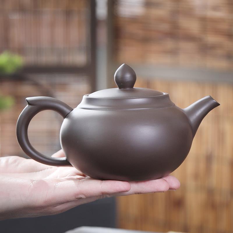 宜兴紫砂壶半手工大小容量泡茶壶单壶西施石瓢壶球孔家用功夫茶具