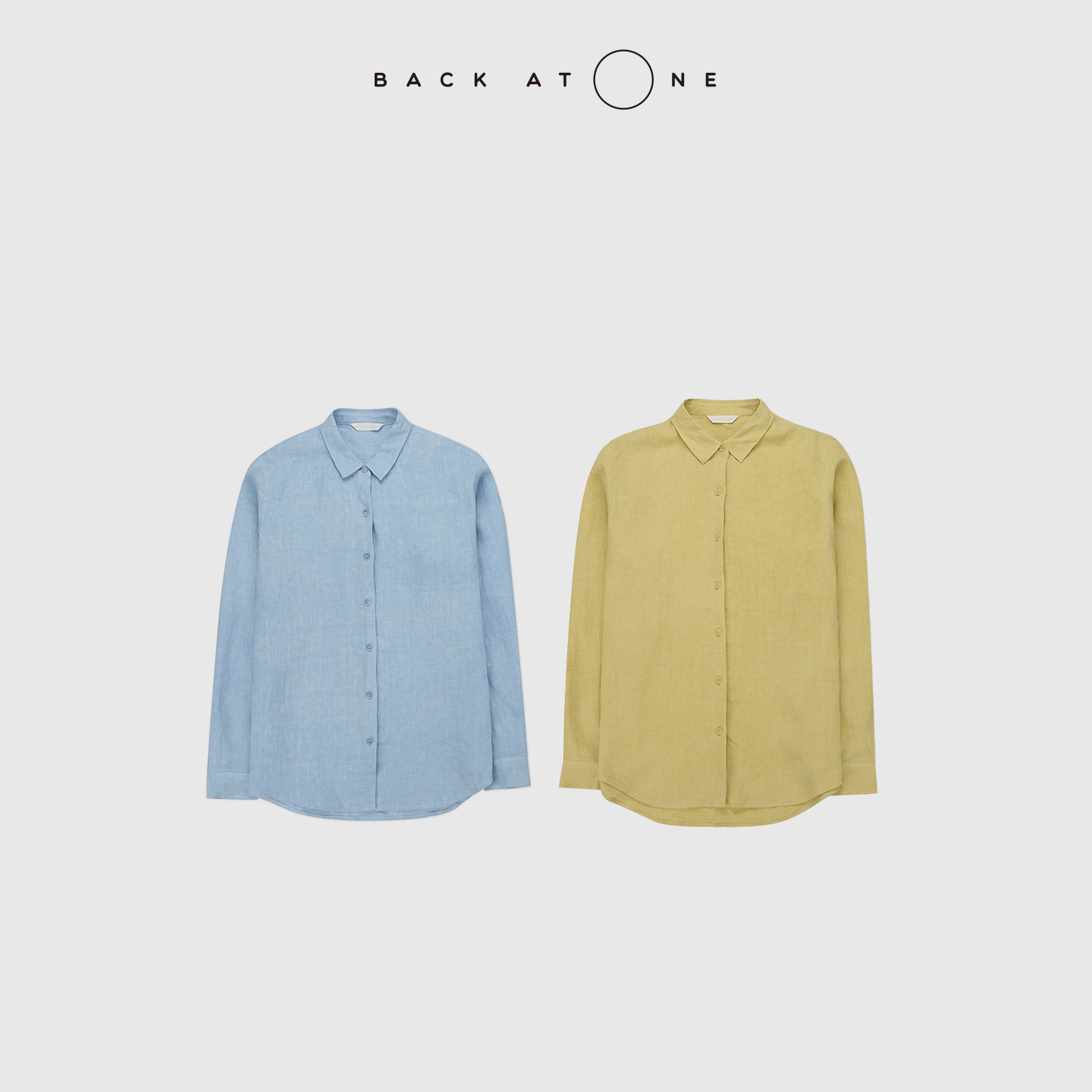 BackAtOne  “风之笔触”  法式气质慵懒风亚麻衬衫 BFS-1BS105N-K