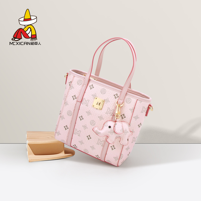 稻草人女包托特包包2025新款斜挎包设计感小众大容量洋气菜篮子包