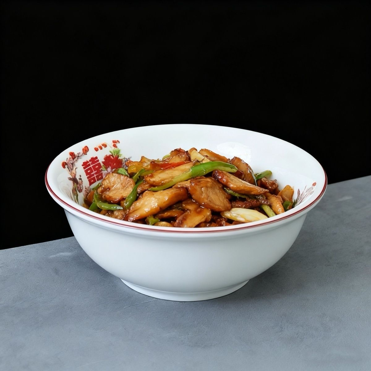 火锅川菜湘菜中式复古酒店商用加厚陶瓷汤碗