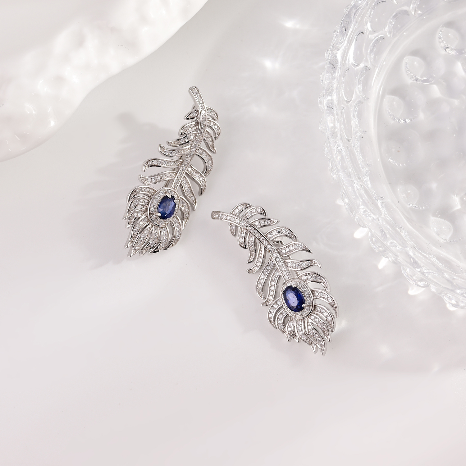 【云上叙】蓝宝石胸针-多样性发一件-5x3mm-V26309-M（甄选）