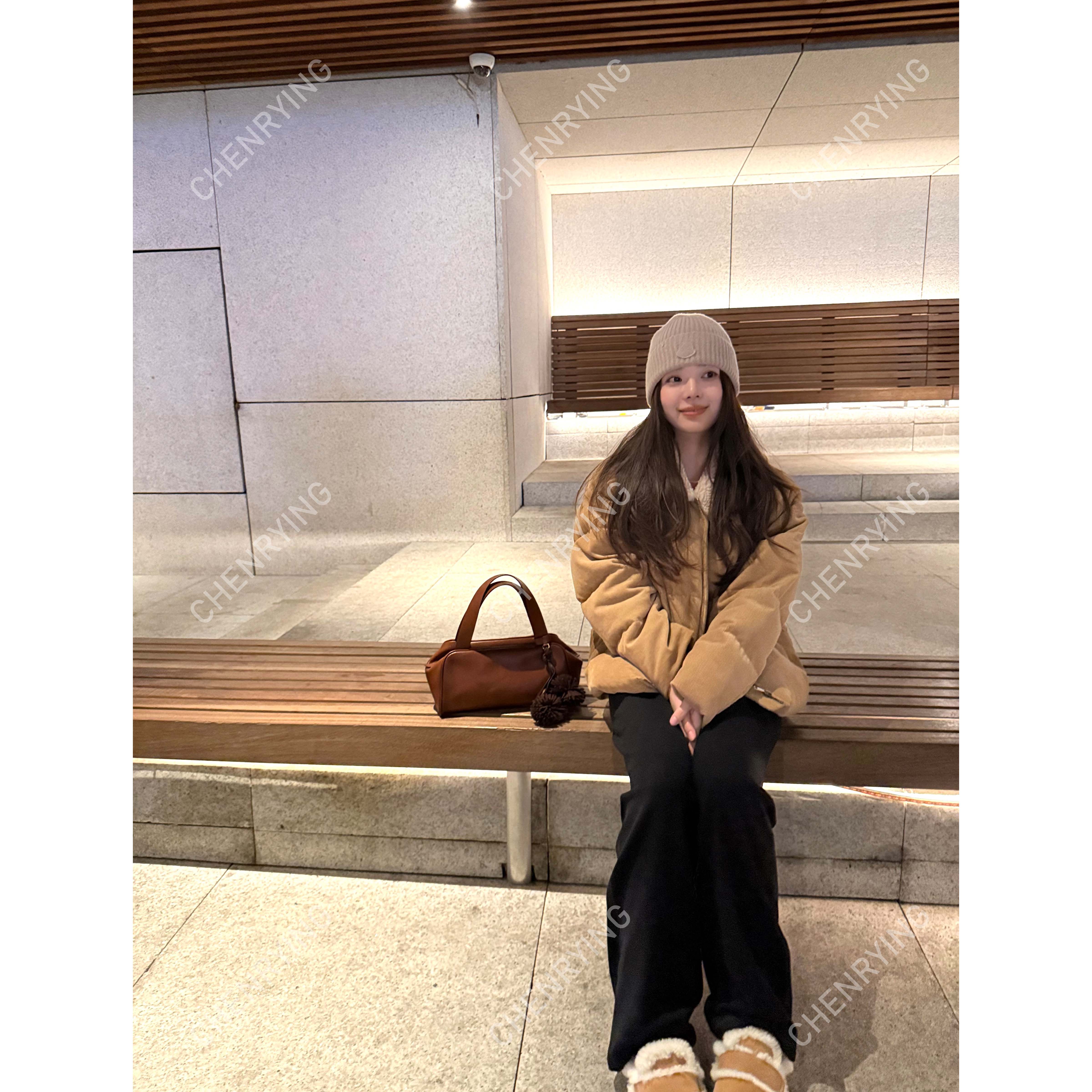 J.JOEY 简约休闲百搭保暖灯芯绒羽绒服 C501107