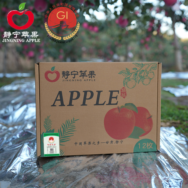 2025年甘肃正宗静宁红富士苹果脆甜多汁当季新鲜采摘礼盒装包邮