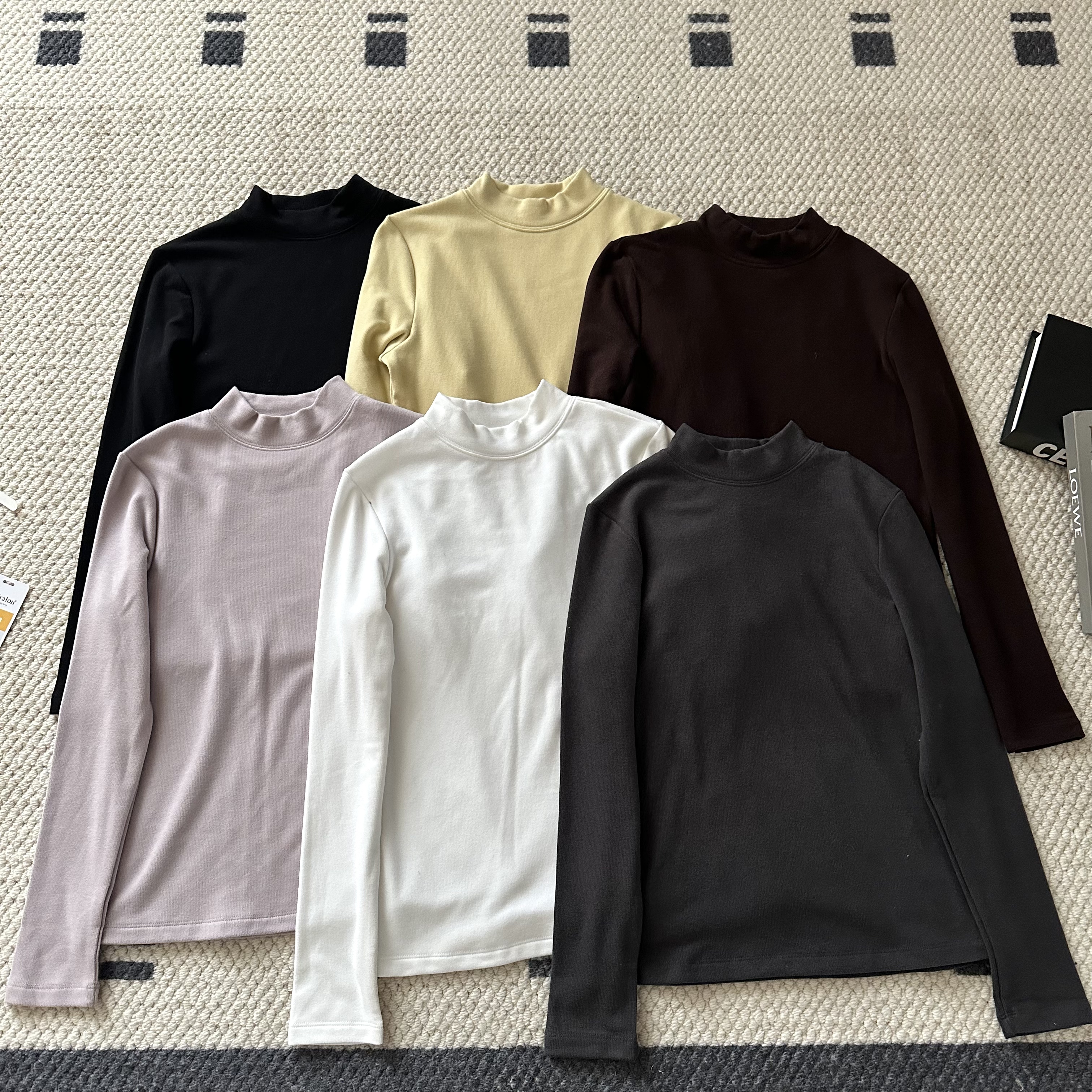 【米可家】【真德绒女】磨毛加厚自发热半高领打底衫DJN9517