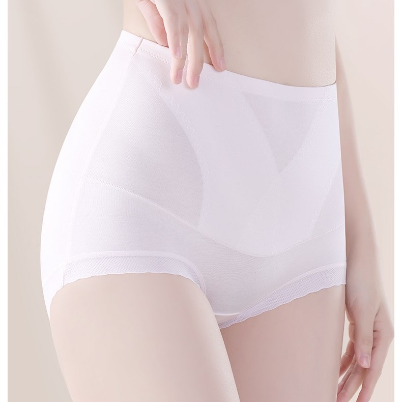 33纯棉高腰女士内裤新疆棉收腹提臀舒适透气三角内裤
