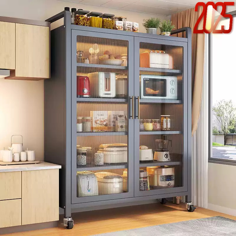 厂家直销一体靠墙储物柜新款置物柜靠墙一体柜厨房橱柜碗柜储物柜