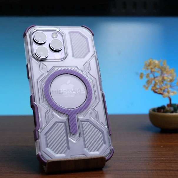 BIBERCAS手机壳适用苹果iPhone16promax防摔高级磁吸高级小众J16