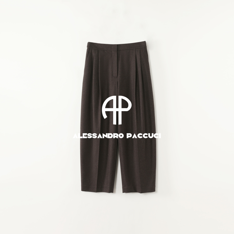 AP洛哥53255KX【黑标系列】意大利进口VBC绵羊毛时尚多色九分休闲裤